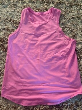 Women's Pink Lululemon Athletic Tank Top
